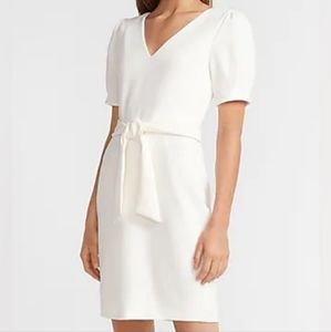 Express white sheath dress